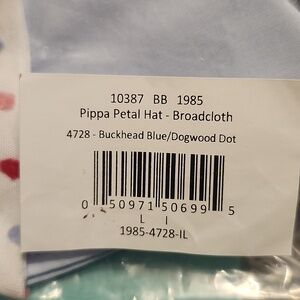 The Beaufort Bonnet Company Pippa Petal Hat - Blue and White